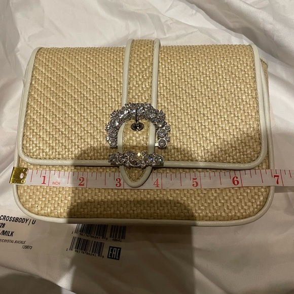 Jimmy Choo Rafia Crossbody Cherie Bag - Picture 12 of 14